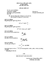 Đề cương môn giải tích 2- Trường Đại học bách khoa - Đại học đà nẵng.