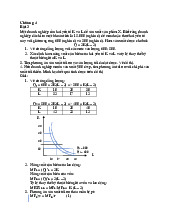 Chữa BT 1 chương 4 kinh tế vi mô