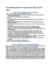 Tả cánh đồng lúa chín ở quê em Hay Chọn Lọc - Tiếng việt 5