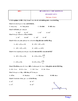 TOP 25 đề kiểm tra 1 tiết chương 2 hình Toán lớp 6 (có đáp án)