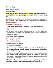 Chiến Lược và Toàn Cầu Hóa | Môn Kinh doanh quốc tế - Học viện Ngân hàng