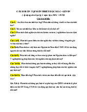 Câu hỏi ôn tập Môn Triết học Mác - Lênin | Đại học Bách Khoa Hà Nội