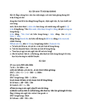 Bài tập Phân Tích Chi Phí và Lợi Nhuận | Môn Kinh tế đại cương - Đại học Gia Định