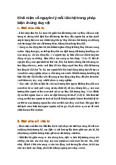 Khái niệm về nguyên lý mối liên hệ trong phép biện chứng duy vật