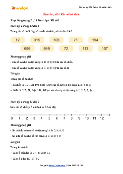 Toán lớp 4  Bài 3: Số chẵn, số lẻ Kết nối tri thức