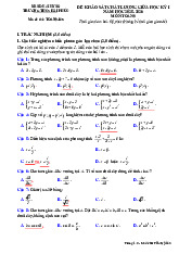 Đề giữa học kỳ 1 Toán 9 năm 2025 – 2026 trường THCS Hải Phúc – Ninh Bình