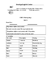 [ TỔNG HỢP ] TEST TIẾNG ANH | Trường Đại học Hải Phòng