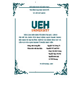 Tiểu luận Kinh tế Chính trị Mác-Lênin - Phân tích Cạnh tranh KTTT