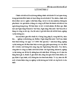 Những vấn đề chung về nghiệp vụ thị trường mở của Ngân hàng Trung ương