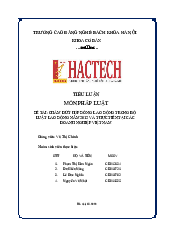 Chấm dứt hợp đồng lao động trong bộ luật lao động năm 2012 và thực tiễn tại các doanh nghiệp việt nam | Tiểu luận môn Pháp Luật | Cao đẳng nghề Bách Khoa