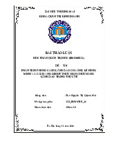 Phân tích phong cách lãnh đạo của ông Lê Hồng Minh và cách VNG Group thực hiện chức năng lãnh đạo trong thực tế | Bài thảo luận quản trị học