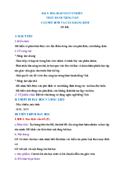 Giáo án Ngữ văn 8 Bài 9: Hôm nay và ngày mai | Tiết Thực hành Tiếng việt | Kết nối tri thức