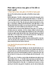 Phân biệt sự khác nhau giữa vỏ Trái Đất và thạch quyền