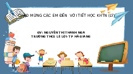 Giáo án điện tử Khoa học tự nhiên 6 bài 40 Chân trời sáng tạo : Lực ma sát