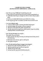 Câu hỏi ôn tập trắc nghiệm môn Kinh tế chính trị Mác – Lênin | Trường Đại học Kinh doanh và Công nghệ Hà Nội