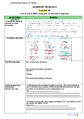 LESSON 13-16-ACADEMIC ENGLISH 3-NOTES