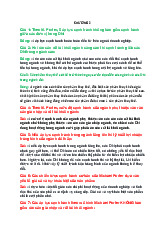 Trắc nghiệm đúng sai và những điểm chính trong M. Porter | Môn Quản trị chiến lược trong kinh doanh - Đại học Ngoại Thương