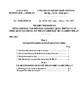 Tài liệu tham khảo dùng cho học tập môn học giáo dục quốc phòng và an ninh | Học viện Hành chính Quốc gia