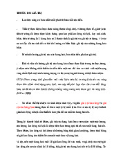 Đề cương môn kinh tế chính trị Mác– lê nin: Thước đo giá trị –Trường Đại học Hoa Se