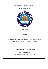 Nghiên cứu nội dung học phần quản trị học tại CTCP Emin Việt Nam | Bài thảo luận quản trị học