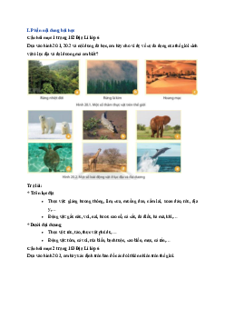 Giải SGK môn Địa lí 6 Bài 20: Sinh vật và sự phân bố các đới thiên nhiên. Rừng nhiệt đới | Chân trời sáng tạo