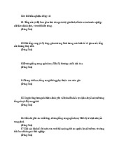 Câu hỏi đúng sai kinh tế vĩ mô | Đại học Kinh tế kỹ thuật công nghiệp