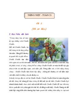 Giải Giải Bài tập cuối tuần lớp 4 môn Tiếng Việt Chân trời sáng tạo - Tuần 20 (Nâng cao)