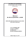 Phòng, chống một số loại tội phạm xâm hại danh dự, nhân phẩm của người khác | Tiểu luận HP2 công tác quốc phòng an ninh