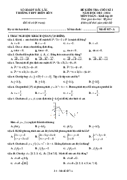 Đề cuối kỳ 1 Toán 10 năm 2023 – 2024 trường THPT Buôn Đôn – Đắk Lắk