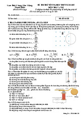 Đề thi thử tốt nghiệp THPT 2025 môn Vật lí cụm Bình Giang, Cẩm Giàng, Thanh Miện, Hải Dương