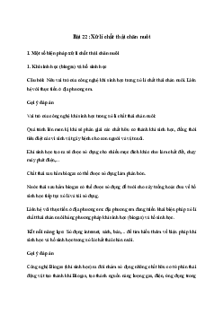 Giải Công nghệ 11 Bài 22: Xử lí chất thải chăn nuôi | Kết nối tri thức