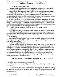 Tài liệu ôn thi THPT Quốc Gia môn Ngữ văn phần 2: Nghị luận xã hội