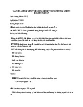 Vấn đề 4. Pháp luật về công khai thông tin tài chính Doanh nghiệp môn Luật kinh tế | Trường đại học Mở Hà Nội