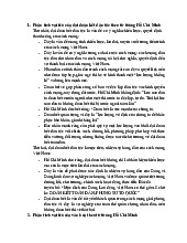 Phân tích vai trò của đại đoàn kết và văn hóa theo tư tưởng Hồ Chí Minh | Môn Tư tưởng Hồ Chí Minh - Đại học Sư phạm Thành phố Hồ Chí Minh