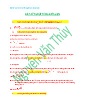 Các kĩ thuật tính giới hạn | Môn Giải tích 1, 2 - Đại học Sư phạm Kỹ thuật Thành phố Hồ Chí Minh