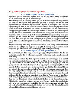 Văn mẫu lớp 6 Chân trời sáng tạo bài Kể lại một trải nghiệm của em Ngắn Nhất