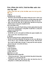 Dàn ý Phân tích khổ 4, 5 bài thơ Mùa xuân nho nhỏ hay nhất