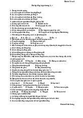 Bài tập tổng hợp chương 3, 4  môn Kinh tế vi mô | Trường Đại học Kinh Tế Quốc Dân