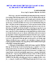 Một số ý kiến về việc tiếp tục cải cách chế ðộ công vụ, công chức ở Việt Nam hiện nay | Học viện Hành chính Quốc gia