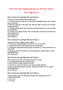 Soạn bài Tập truyện Quê mẹ của nhà văn Thanh Tịnh | Ngữ văn 8 sách Bài 9: Nghị luận văn học Cánh Diều