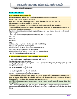 Bài tập bất phương trình và hệ bất phương trình bậc nhất hai ẩn Toán 10 Cánh Diều