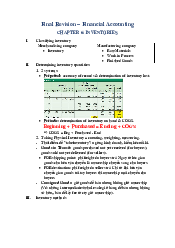 Final-Revision  - Financial Accounting | Trường Đại học Quốc tế, Đại học Quốc gia Thành phố HCM