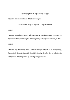 Văn mẫu lớp 11: Nhan đề Nỗi niềm tương tư | Cánh diều