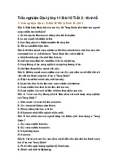 Trắc nghiệm Địa lý lớp 11 Bài 10 Tiết 2 : Kinh tế