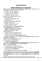 Ngân hàng câu hỏi trắc  nghiệm môn Triết học / Trường Đại học Kinh tế - Tài chính thành phố Hồ Chí Minh