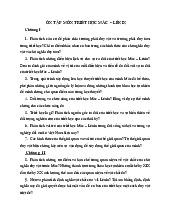 Ôn tập câu hỏi Chương I & II môn Triết học Mac-Lenin | Đại học Y Tế Công Cộng