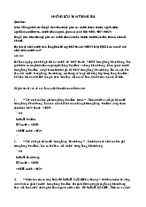 Những lưu ý trong SQL | Cơ sở dữ liệu | Trường Đại học Công nghiệp TP.HCM