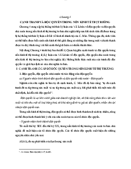 Cạnh tranh và độc quyền trong nền kinh tế thị trường | Đại học Sư Phạm Hà Nội