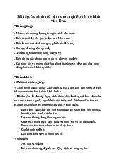 Bài tập: So sánh mô hình chức nghiệp và mô hình việc làm trong công vụ | Môn Quản lí công - Học viện Hành chính Quốc gia