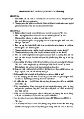 Một số chủ đề thảo luận - Kinh tế chính trị Mác Lênin (SSH1121) | Trường Đại học Bách khoa Hà Nội